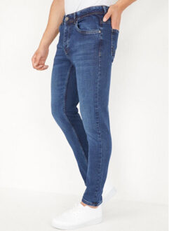Stretch spijkerbroek regular fit Blauw - 31