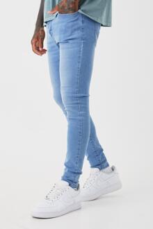 Stretch Super Skinny Jeans, Light Blue - 36R