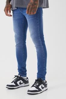 Stretch Super Skinny Jeans, Mid Blue - 28R
