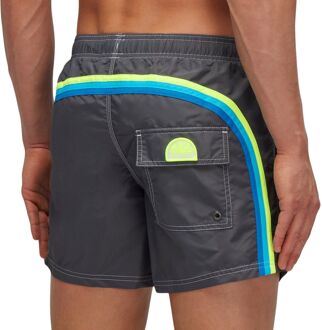 Stretch Waist Zwemshort Heren donker grijs - M