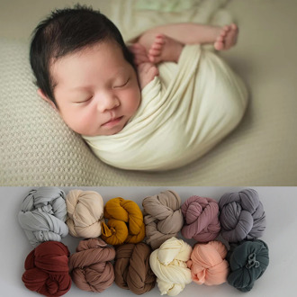 Stretch Wraps For Newborn Photography Props Baby Photoshoot Infantil Photograph Prop Shooting Accessories New Born Set Photo