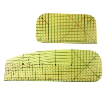 Strijken Heerser Patchwork Tailor Craft Diy Meten Naaien Tool Hoge Temperatuur Krimpen Clip B