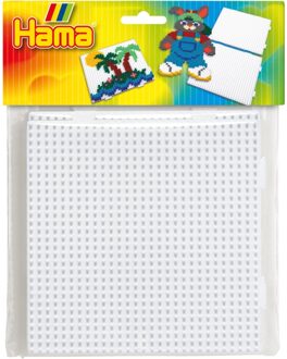 Strijkkralen grondplaat 2 stuks vierkant