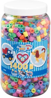 Strijkkralen Maxi Pastelkleuren 1400 stuks Multikleur