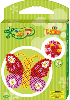 Strijkkralenset Maxi - Vlinder, 350st.