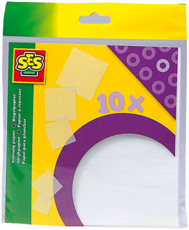 Strijkpapier voor Strijkkralen - 10 Strijkvellen - 15x15 cm