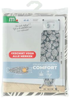 Strijkplankhoes Comfort Almond 100-125Cm Maat S/M