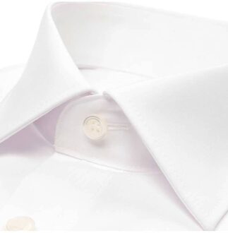 Strijkvrij Overhemd Comfort Fit Uni Wit   39