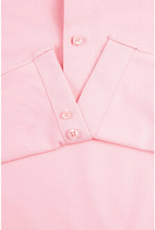 Strijkvrij overhemd japanese knitted - Roze - 43 (XL)