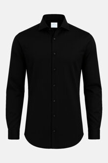 Strijkvrij overhemd - - maat 45 (XXL) Zwart