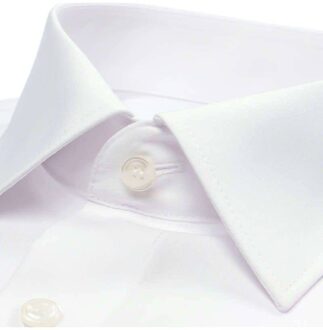 Strijkvrij Overhemd Modern Fit Mouwlengte 7 Uni Wit   43