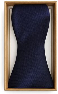 Strik Zijde Navy - Donkerblauw