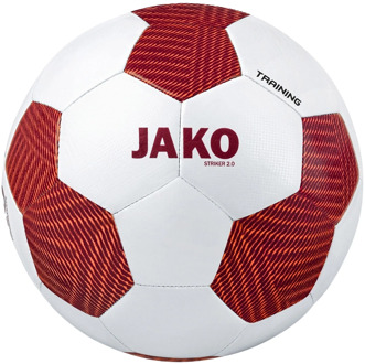 Striker 2.0 Voetbal wit - rood - 5