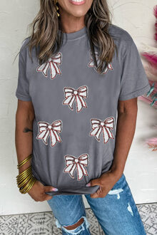 Strikpatroon Relaxed T-shirt - maat M Grijs