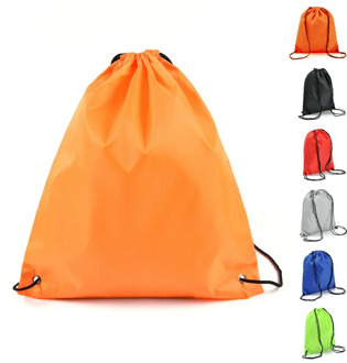 String Drawstring Back Pack Cinch Sack Gym Tote Bag School Sport Shoe Bag NEW