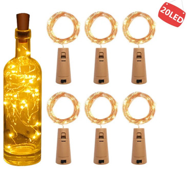 String led Wine Bottle with Cork 20 LED Bottle Lights Battery Cork for Party Wedding Christmas Halloween Bar Decor Warm White