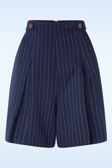 Stripe Sail shorts in marineblauw Wit/Blauw