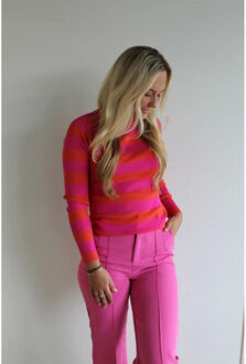 Stripe top | roze - 38