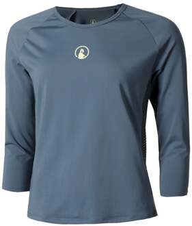 Stripes Longsleeve Dames blauw - XS