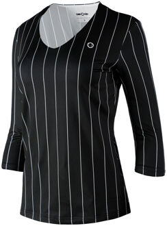Stripes Longsleeve Special Edition Dames-Zwart,Wit - XS