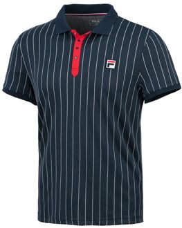 Stripes Polo Heren donkerblauw