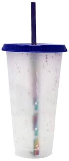 Stro Cup Lovertjes Glitter Cup Kleurrijke Koffie Sap Stro Mok Eenvoudige Leuke Netto Bodem Outdoor Draagbare Cup 01 700ml 1stk