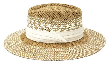 Stro Hoeden Vrouwen Mannen Zomer Lente Ronde Top Wide Brim Zomer Hoeden Groen Blauw Gestreepte Riem Band Luxe Natuurlijke Raffia zomer Hoed 7