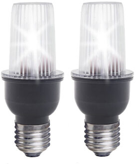 Stroboscoop lampje met E27 fitting - 2x - 230 Volt - Knipperlicht - Disco feestje voor thuis