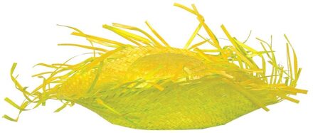 Strohoed Hawaii geel Geel - Beige - Creme