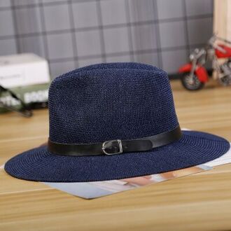 Strohoed Mannen Fedora Hoeden Met Riem Vintage Vrouwen Trilby Caps Zomer Fedora Uv Jazz Hoed Hoed Vrouwen vilt 5