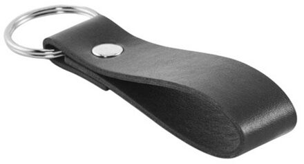 Strokey loop pu sleutelhanger Zwart - One size