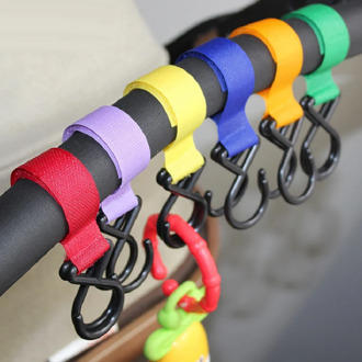 Stroller Hooks Wheelchair Stroller Carriage Bag Hanger Hook Baby Strollers Shopping Bag Cart Hook Colorful Hook Accessories