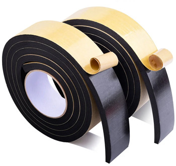 Strong Adhesion Eva Black Sponge Foam Rubber Tape Anti-collision Seal Strip