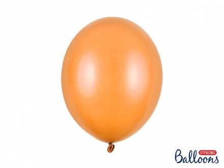 """Strong Ballonnen 30cm, Metallic Mandarin oranje (1 zakje met 50 stuks)"""