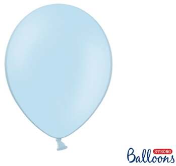 """Strong Ballonnen 30cm, Pastel Baby blauw (1 zakje met 10 stuks)"""