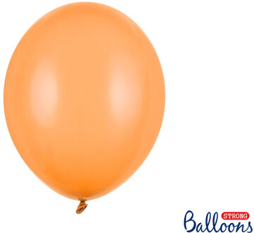 """Strong Ballonnen 30cm, Pastel Bright oranje (1 zakje met 10 stuks)"""