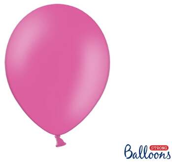 """Strong Ballonnen 30cm, Pastel Hot roze (1 zakje met 10 stuks)"""
