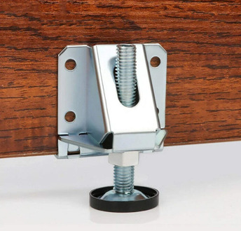 Strong Load-bearing Protect Floor Small Feet Adjustable Height Furniture Leveler Leveling Feet With Anti Slip Pad