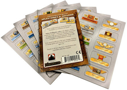 Stronghold Games Terraforming Mars Milestones And Awards (Engels)
