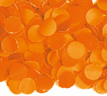 Strooi confetti - oranje - papier - 100 gram - feest decoratie confetti - EK/WK - koningsdag
