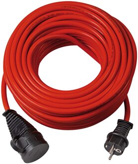 Stroom Verlengkabel 25 m 3x 1.5 mm² IP44 Rood