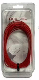 stroomkabel 4mm rood 5 mtr in blister 5040005RO