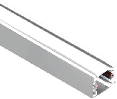 stroomrail SQUARE 48 V, wit, lengte 300 cm, metaal