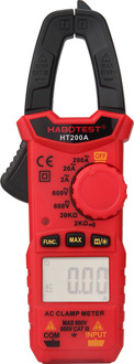 Stroomtang Meter Digitale Multimeter Habotest Serie Amp Meter Hoge Precisie 600V Ac Dc True Rms Spanning Stroom Tester HT200A