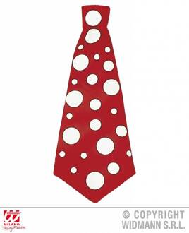 Stropdas Clown rood Rood - Zalm