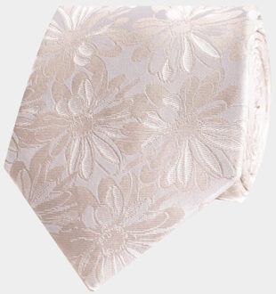 Stropdas endy | with daisies trtija397/101 Beige - One size