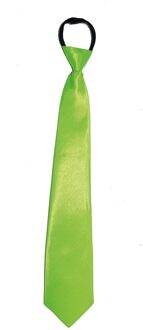 Stropdas fluor groen