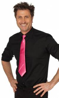 Stropdas gala neon pink Roze