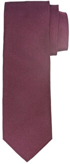 Stropdas van zijde Bordeauxrood