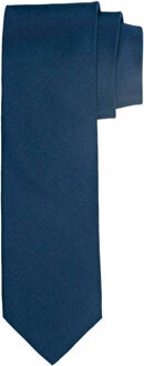 Stropdas van zijde Donkerblauw